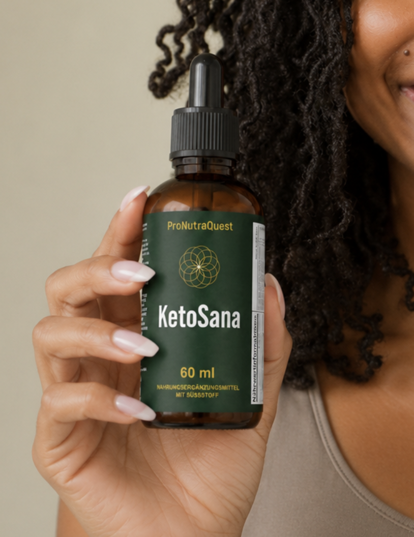 Frau mit Locken mit KetoSana