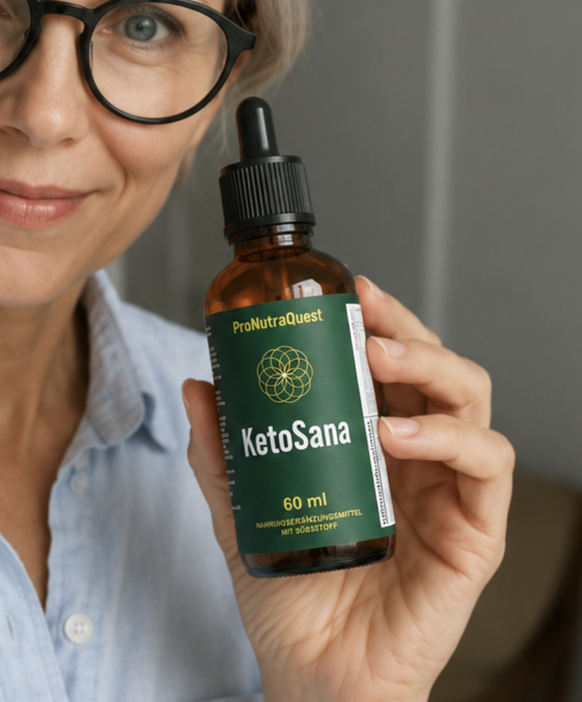 Frau mit Brille und KetoSana